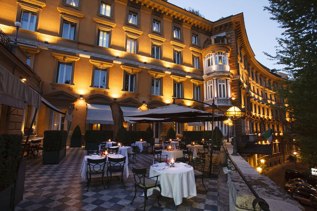 <b>Hotel Majestic</b> - Paying homage to its neoclassical heritage, the Hotel Majestic remains timeless with its Carrara marble floors under frescoed ceilings and classic Aperitivo bar on the furnished terrace. While embracing refined contemporary tastes in décor, this sophisticated hotel plays with the juxtaposition of period-style and modern furnishings.