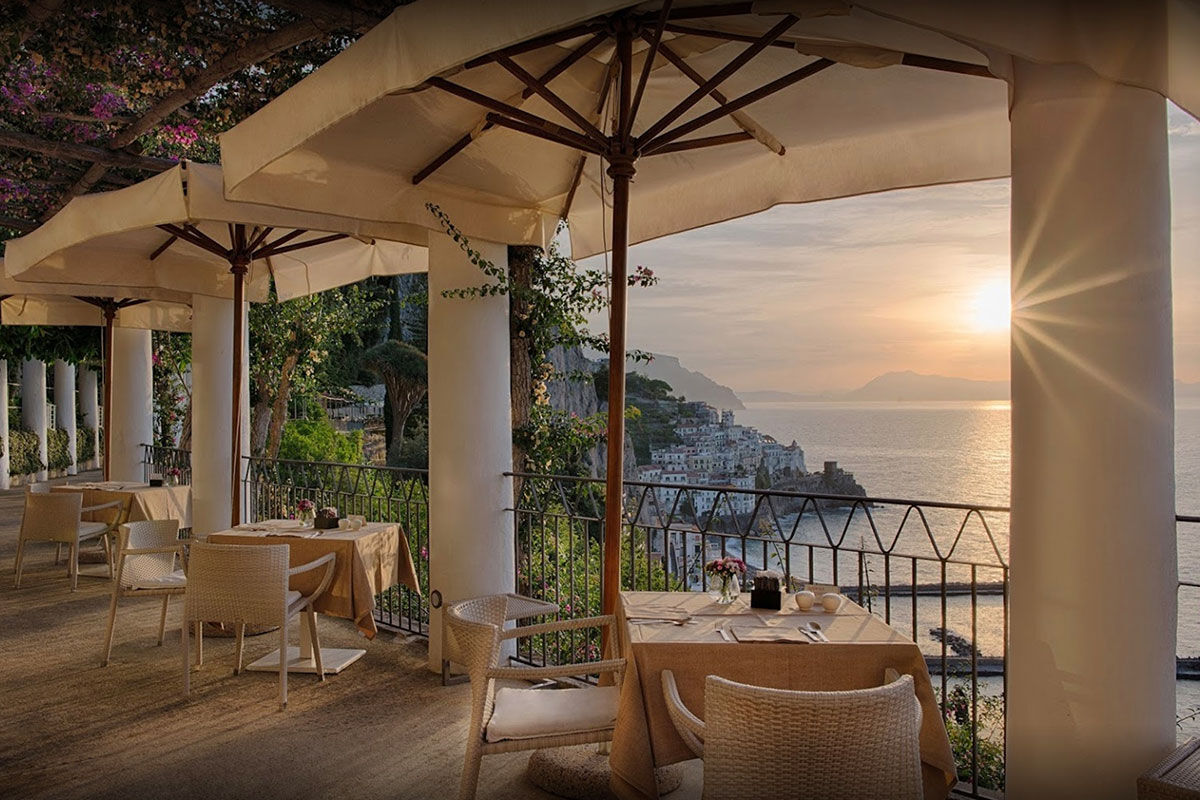 <b>NH Collection Grand Hotel Convento di Amalfi, Amalfi</b> - Once home to Capuchin monks, this 13th century monastery has been restored into a 5-star hotel with polished rooms and views of the coast. Two posh restaurants with al fresco dining, a wellness center, an infinity pool and authentic artworks throughout the property add to the feeling of Mediterranean refinement.