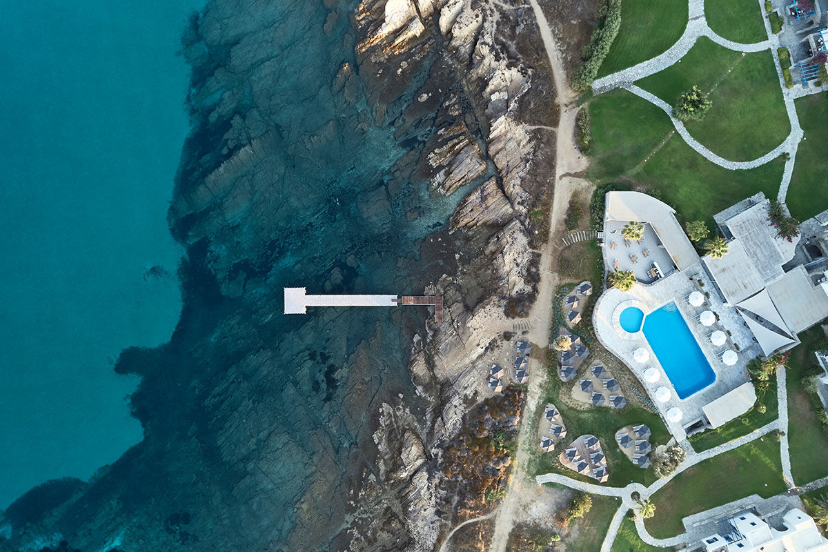 <b>Poseidon of Paros, Golden Beach</b> - Tucked away from busy areas, this upscale hotel on Paros’ southern coast is a dream retreat for the serenity-seeking traveler. With poolside bars and the striking architecture of the Cyclades, this Golden Beach hotel sits on unspoiled beauty.