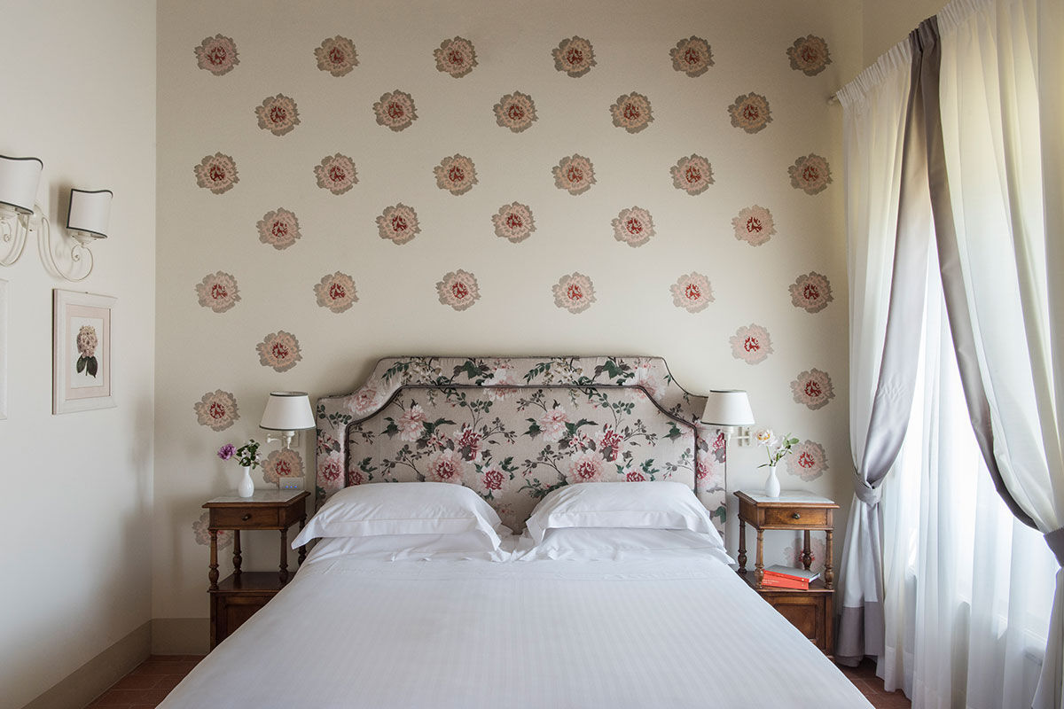 <b>Borgo San Felice</b> - Surrounded by vineyards and olive groves, Borgo San Felice is a restored 8th century building with stone walls, terracotta floors and exposed beams for your visual pleasure. This 5-star wine resort also features a piano bar with a fireplace, two restaurants, tennis courts, pool and sauna. Luxury and authenticity at its finest.