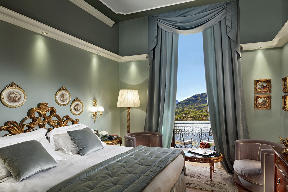 <b>Grand Hotel Tremezzo, Tremezzo</b> - With an old-school glamour feel, the Grand Hotel Tremezzo towers over Lake Como with its rich history and 100-year-old gardens. This lakeside property boasts three pools, five Italian restaurants, poolside bar, Espa three-story spa, and panoramic relaxation lounge.