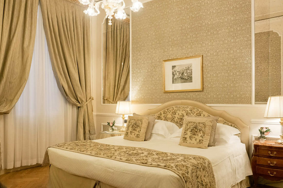 <b>Grand Hotel Majestic, Bologna</b> - This lavish 18th century palazzo features a frescoed restaurant, extensive wine cellar, terrace bar and cocktail lounge. Neighbor to the Cattedrale Metropolitana di San Pietro, the Grand Hotel Majestic uses antique furnishings and classic French-inspired décor to create an air of posh sophistication for your stay.