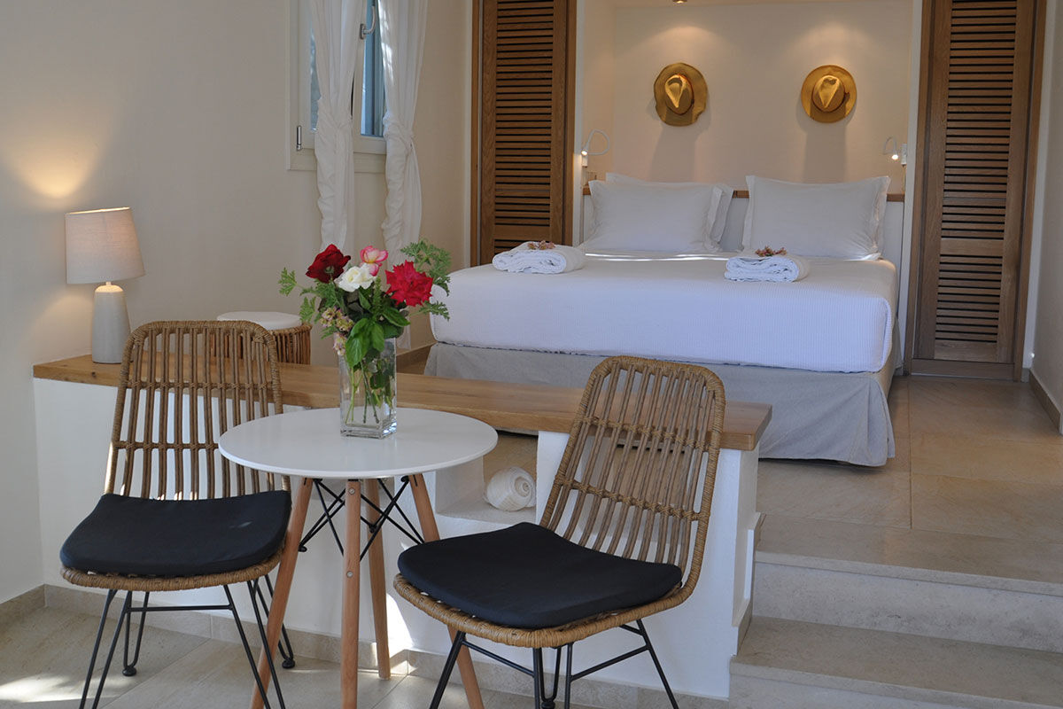 <b>Kavos Boutique Hotel Naxos, Agios Prokopios</b> - Surrounded by lush, landscaped gardens, Kavos Boutique hotel is a 13-minute walk for guests to explore the famed Agios Prokopios Beach. The rooms have a cool, modern feel with a rustic edge, and the main terrace has a pool, relaxed restaurant and bar.