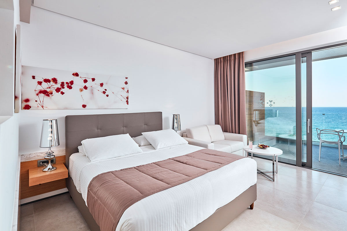 <b>Lesante Blu Exclusive Beach Resort, Zakynthos</b> - Indulge yourself with the luxuries that Lesante Blu has to offer: an infinity pool, open-air restaurant with panoramic views and contemporary rooms overlooking the secluded Katragaki beach. This posh adults-only hotel also includes three bars as well as a hammam, hair salon and tennis court.