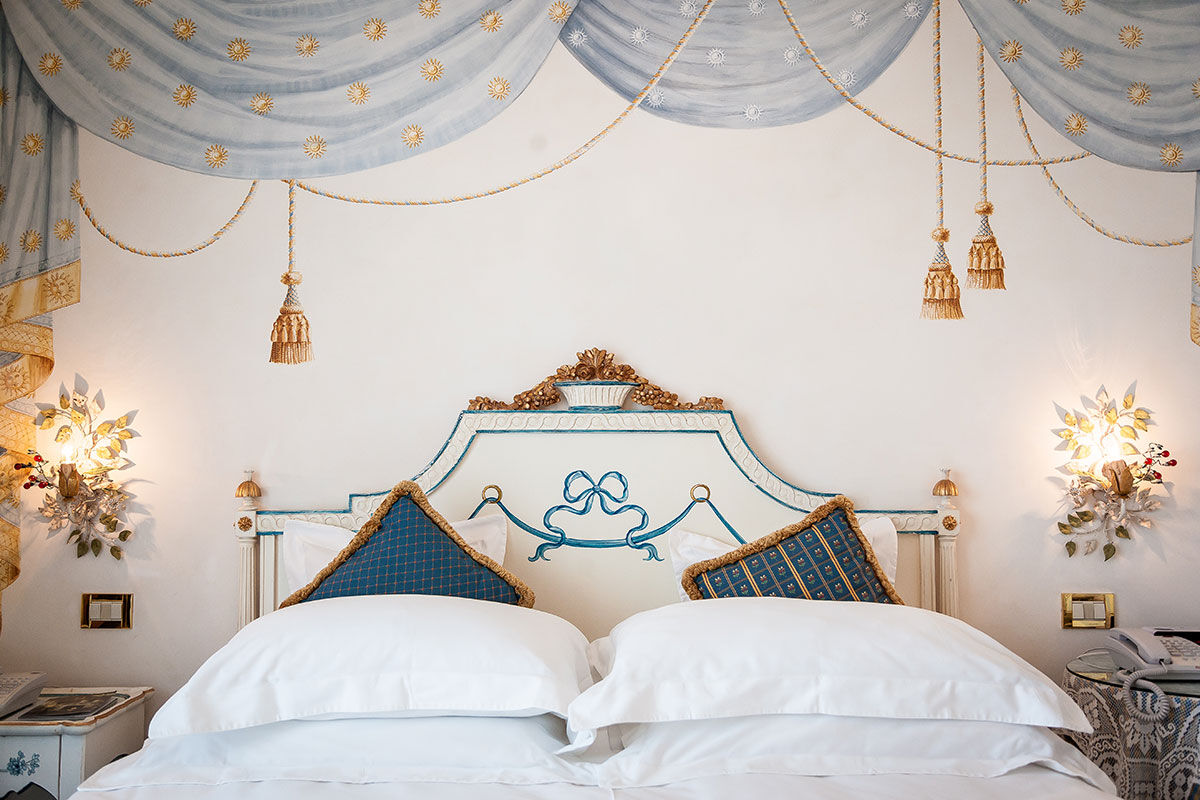 <b>Villa e Palazzo Aminta, Stresa</b> - Set in a lavish, epoque mansion that’s surrounded by gardens, Villa e Palazzo Aminta has a private beach, two stylish restaurants and a cave spa. With antique furnishings and ornate, fresco-lined rooms, this luxurious villa feels exclusive and glamorous.