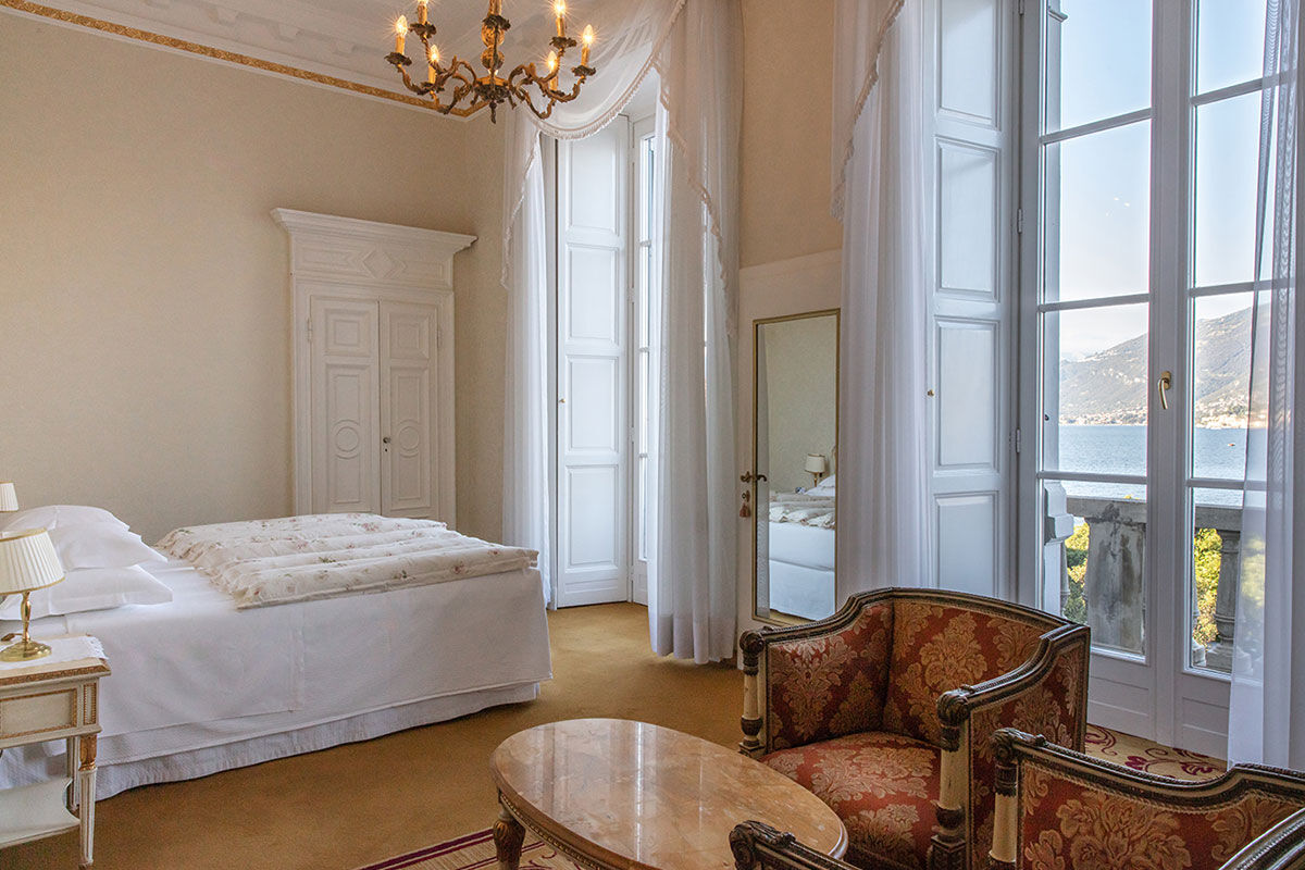 <b>Grand Hotel Villa Serbelloni, Bellagio</b> - Circa 1850, the Grand Hotel Villa Serbelloni is a prestigious historic hotel set on a promontory extending into Lake Como. The rooms are ornate with antique furnishings; the property boasts two restaurants and three bars; the pool rests below the magnificent mountain views.