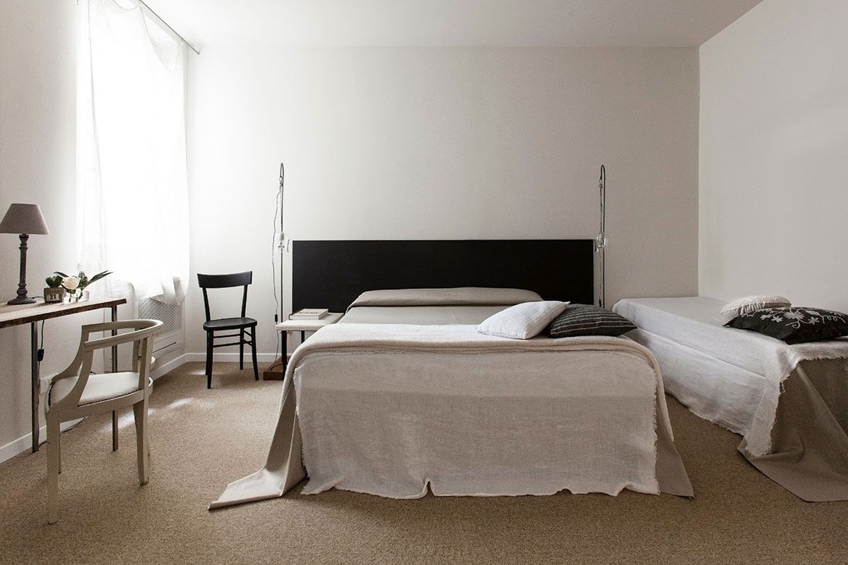 <b>Hotel Cervetta 5, Modena</b> - Find this stylish boutique hotel on a quiet cobblestone street just minutes from Modena Cathedral. With painted wallpaper and an acute attention to detail the Hotel Cervetta 5 charms guests with cozy comfort — a home away from home.