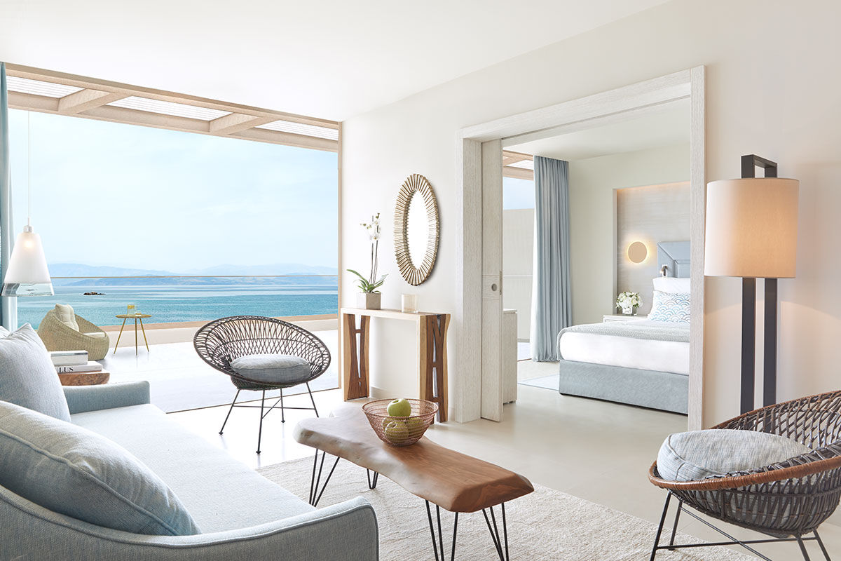 <b>Ikos Dassia, Dassia</b> - Classic and beach-chic, this all-inclusive resort has all of the usual luxury amenities including infinity pool, spa, six restaurants and six bars, but has a unique addition: an on-site gelaterie. Snag one on your way to the beach where you can lounge in a sunchair and feel the breeze coming over the Ionian Sea.