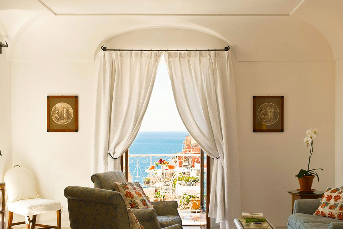 <b>Le Sirenuse, Positano</b> - This upscale adults-only five-star hotel has an air of elegance with views of the Tyrrhenian Sea and poolside bar and bistro. Le Sirenuse maintains the intimate, cultured atmosphere of a private home with its ornate handmade floor tiles and indoor greenery; it is only a minute’s walk from Marina Grande beach.
