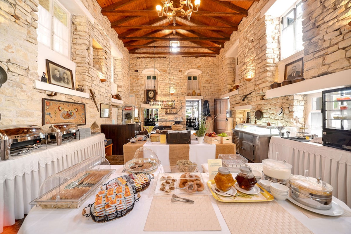 <b>Paxos Club Resort & Spa, Gaios</b> - Only a 15-minute walk to both the lively town and the ancient Cistern of Gaios, the Paxos Club Resort & Spa is conveniently located while remaining secluded and hidden by lush greenery. The rooms are simple and homey, the restaurant has an old-world feel with its stone wall and wooden beamed ceilings, and the pool has sun loungers with parasols.