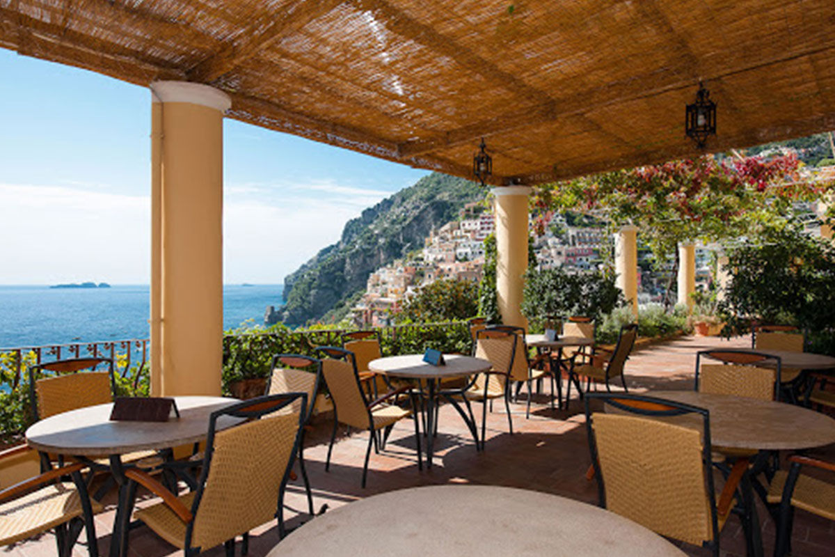 <b>Albergo California, Positano</b> - The views of the pastel-dotted cliffs from this Mediterranean-style boutique hotel are only enhanced when they’re accompanied by breakfast on the terrace overlooking the sea. Albergo California is set up on the hillside and is only a 9-minute walk to the beach.