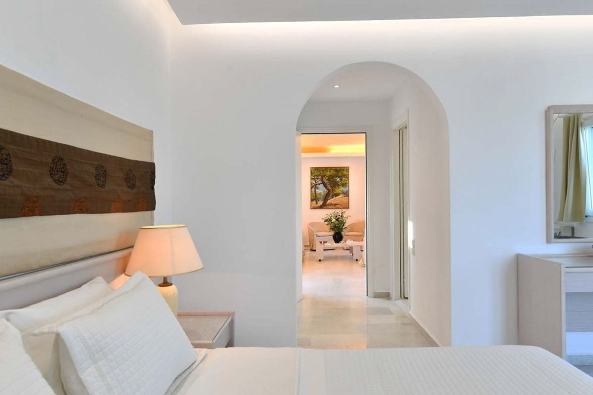 <b>Astir of Paros, Naoussa</b> - Here at Astir of Paros, you can admire the restored 12th century chapel on the grounds, layout on the private beach or spend the morning on the exclusive golf course. The property is surrounded by tropical gardens, making your walk to the beachside pool an aromatic one.