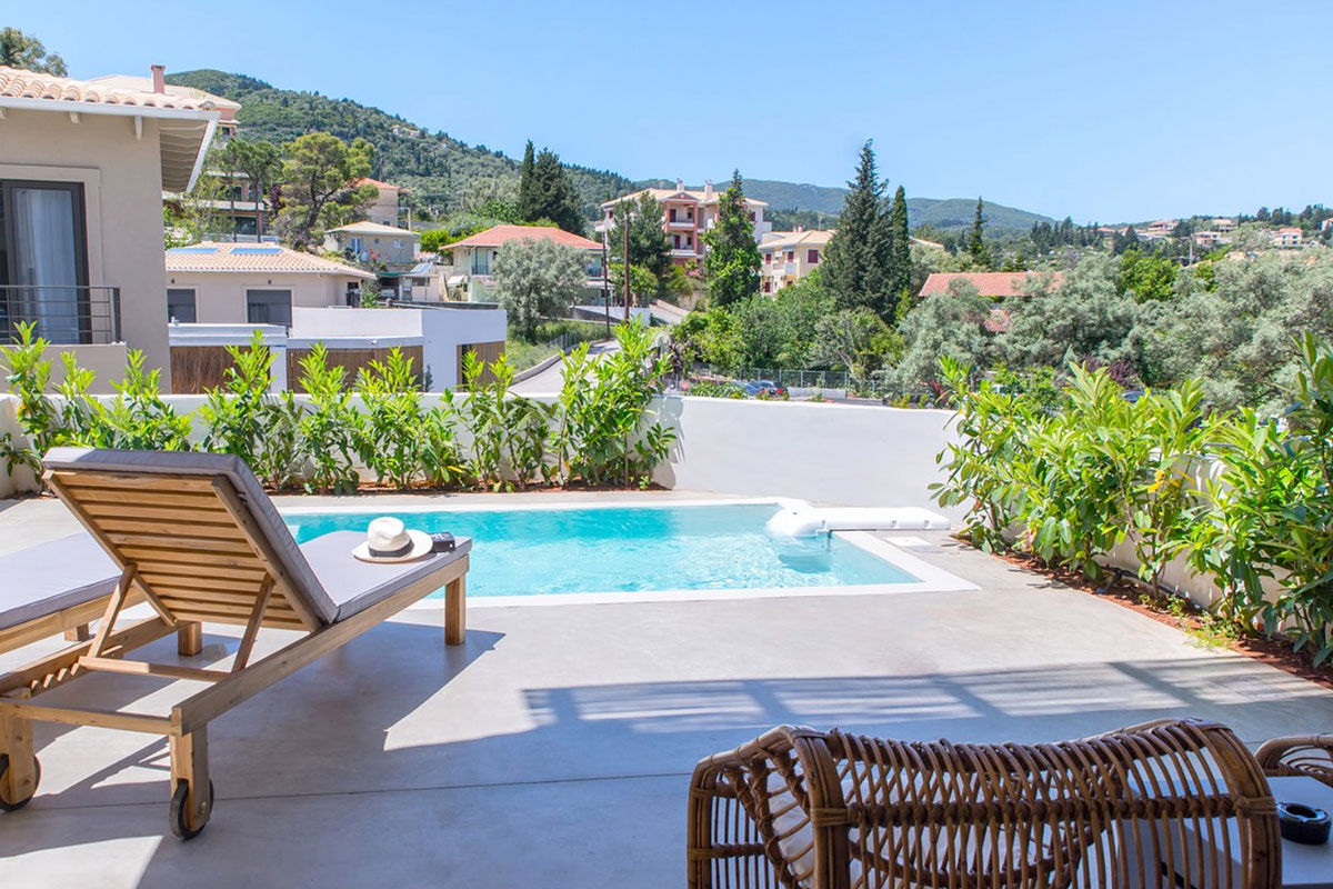 <b>Crystal Waters, Lefkada</b> - From the swim-up bar to sun loungers, from yoga classes to two restaurants with terraces, the Crystal Waters hotel puts guests at ease. Set on the mountain side and surrounded by trees, this chic resort is only a 2 minutes’ walk to the Ionian Sea.