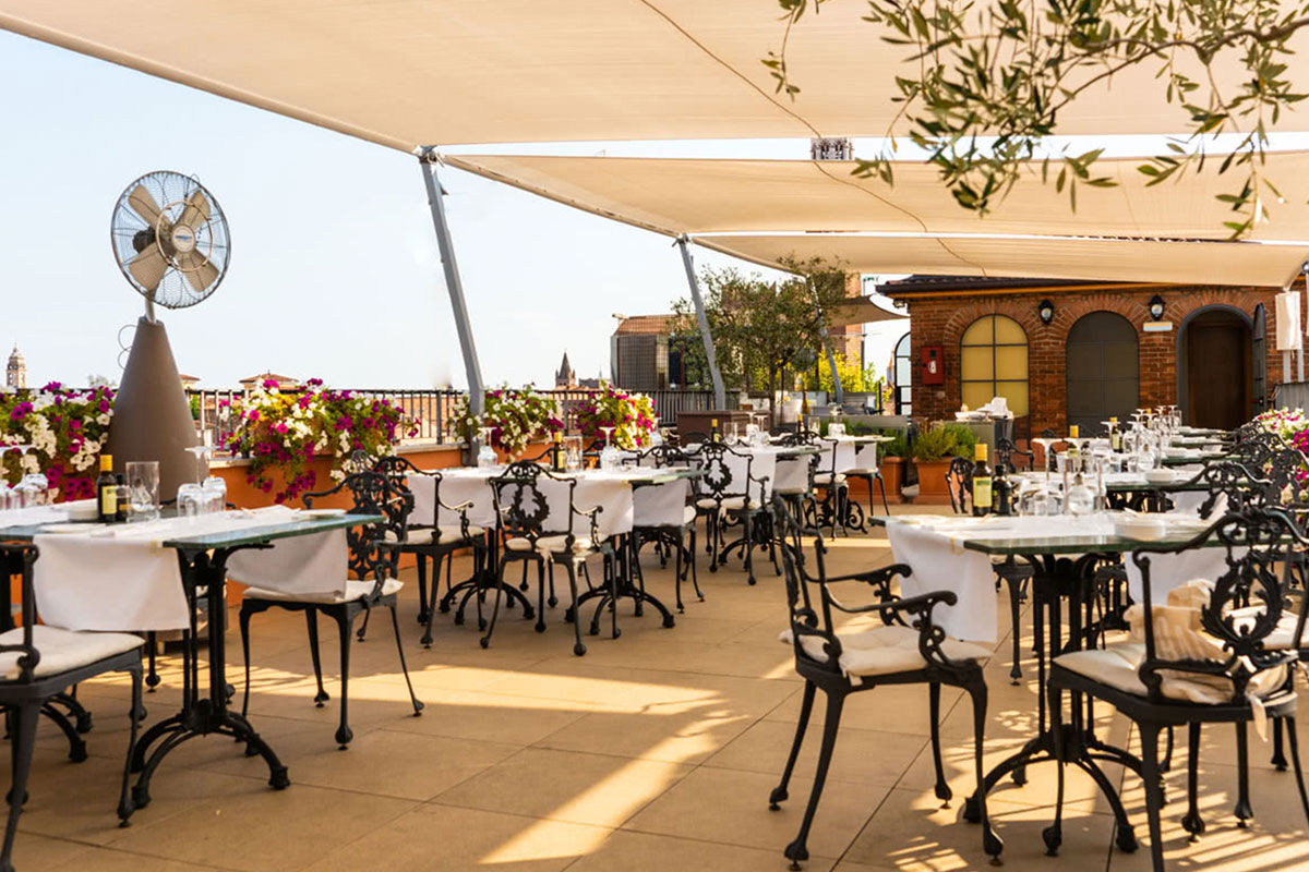 <b>Due Torri Hotel</b> - Just a stone’s throw from Juliet’s famous balcony and located in the historic center of Verona, Due Torri Hotel has an evocative atmosphere of a colorful past. With painted murals on the walls and antiques at every turn, guests are enveloped with history during their stay.