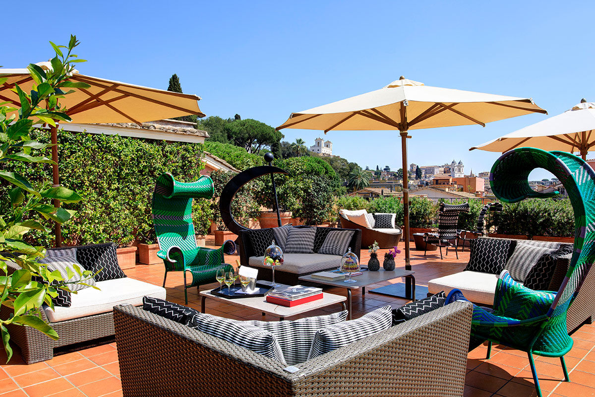 <b>Hotel de Russie</b> - The classical and cosmopolitan come together at Hotel Russie with a Mediterranean tiered Secret Garden, Stravinskij Bar and spa. Located between Piazza del Popolo and the Spanish Steps, you are only minutes away from deep rooted history while staying in one of the Eternal City’s most prestigious luxury hotels.