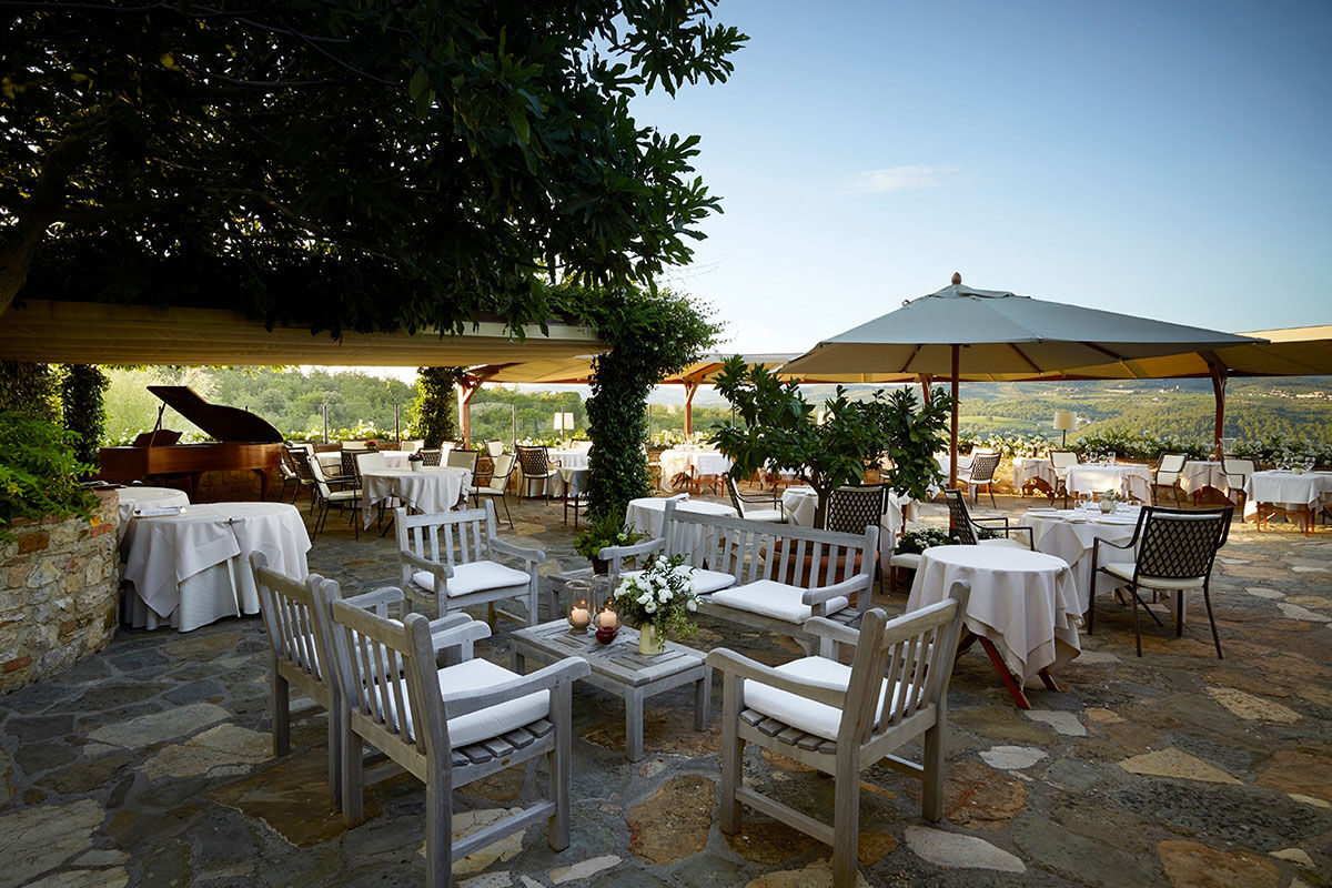 <b>Hotel Le Fontanelle</b> - Perched on a hilltop, Hotel Le Fontanelle is a 13th century estate turned upscale hotel with panoramic views of the Chianti Classico region. Featuring beamed ceilings and terracotta floors, this 5-star hotel is a peaceful, rural retreat for those looking for quiet elegance.