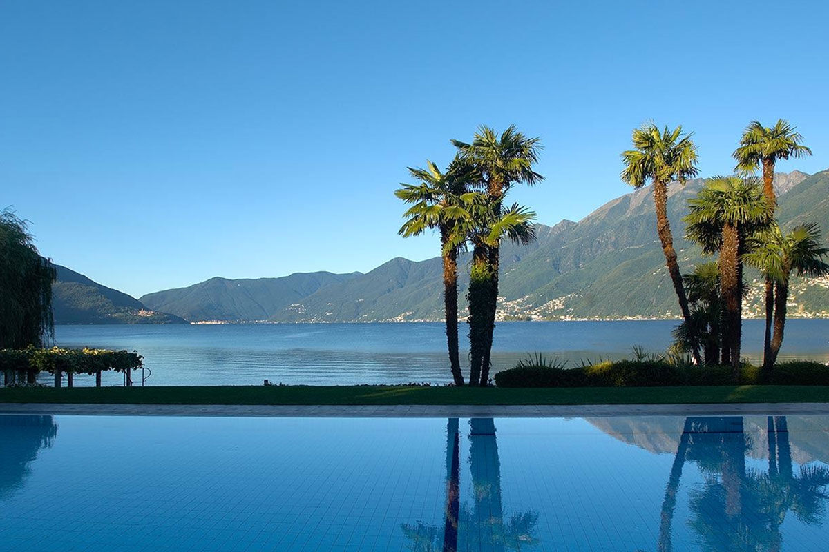 <b>Hotel Eden Roc, Ascona</b> - With four chic restaurants, three pools, saunas and a tanning solarium on site, you won’t need to travel far for… well, anything. If you do decide to venture from this contemporary oasis, don’t forget to visit its own private beach and marina.