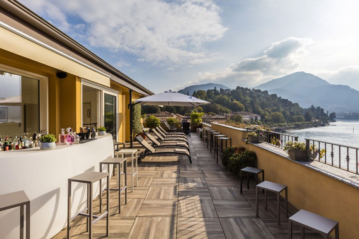 <b>Hotel du Lac, Bellagio</b> - In the heart of Bellagio, this quaint family-run property is relaxed with an art deco edge. Situated above the main square, the Hotel du Lac has a ‘Terrazza Leoni’ where you can sip Italian Aperitifs and enjoy the views of Lake Como.
