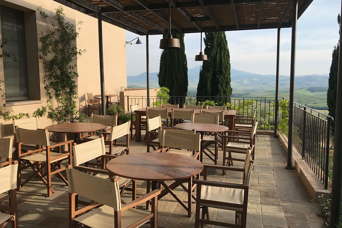 <b>A440</b> - With a unique view of the Val d’Orcia, A440 welcomes guests to an eco-friendly retreat. Immerse yourself in the natural pool, walk the path of Santa Caterina, or enjoy dining al fresco on the terrace.