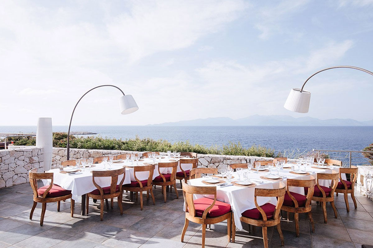 <b>Emelisse Art Hotel, Kefalonia</b> - With chunky teak furniture and neutral coloring, minimalist rooms in the Emelisse Art Hotel are charming, comfortable and have spanning sea views. The villas are nestled into landscaped grounds and feature tennis courts and swimming pools as well as an open-air cinema, and private rocky beach for guests to enjoy.