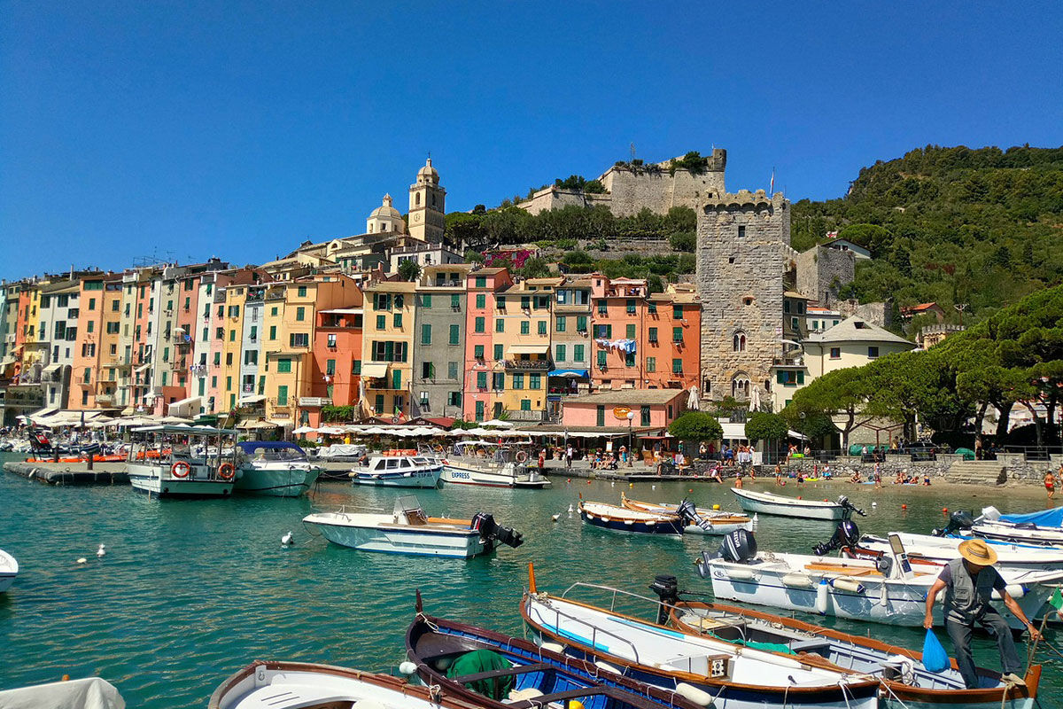 <b>Grand Hotel Portovenere</b> - Housed in a former Franciscan monastery, the Grand Hotel Portovenere is centrally located and features bright, airy rooms. It is set on the seafront and has a restaurant terrace overlooking the Ligurian coast.