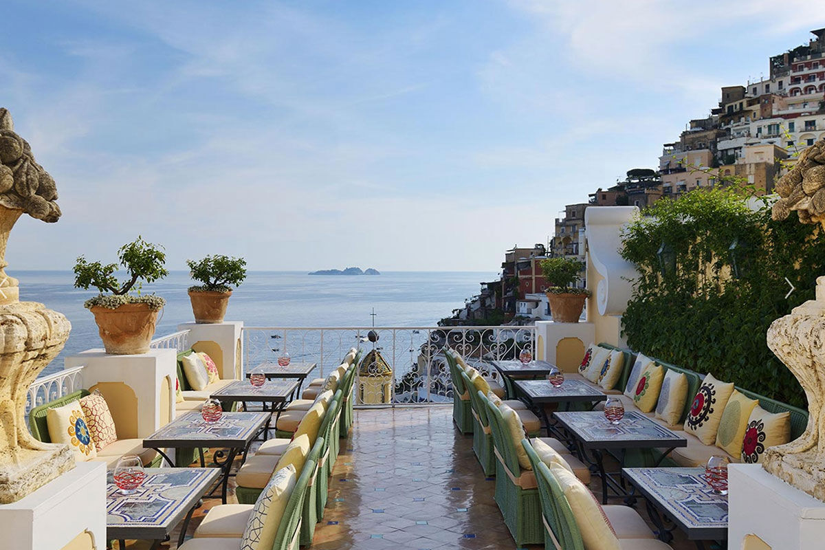 <b>Le Sirenuse, Positano</b> - This upscale adults-only five-star hotel has an air of elegance with views of the Tyrrhenian Sea and poolside bar and bistro. Le Sirenuse maintains the intimate, cultured atmosphere of a private home with its ornate handmade floor tiles and indoor greenery; it is only a minute’s walk from Marina Grande beach.