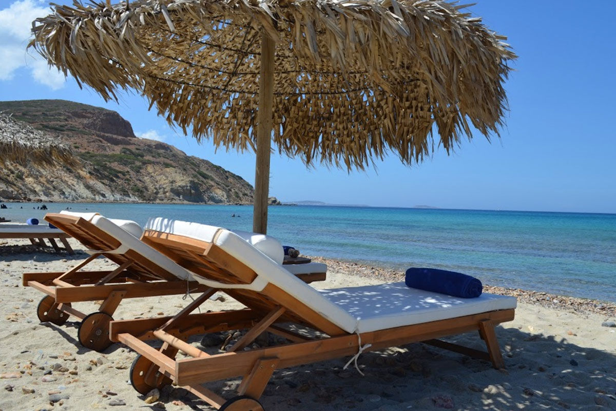 <b>Villa Marandi, Stelida</b> - With leafy beachfront gardens surrounding the property, Villa Marandi draws guests with its white-washed walls, beach loungers and parasols. Inspired by its surroundings, rooms are chic, airy, and have views of the Aegean. Step out onto an (almost) private beach and gaze across to the Old Town.