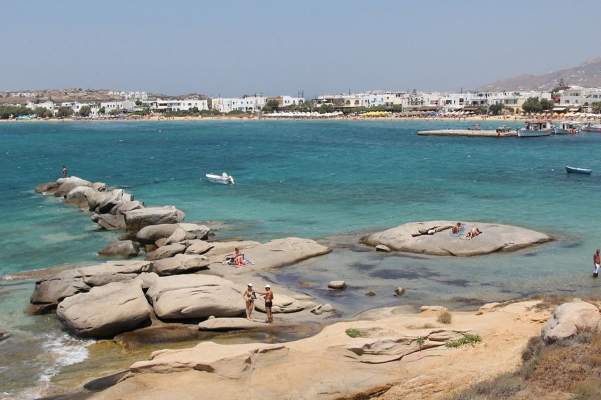 <b>Virtu Suites, Agios Prokopios</b> - Steps from the sand of Agios Prokopios Beach, the Virtu Suites is luxurious living with a relaxed bohemian style. The poolside bar and restaurant have woven umbrellas, and the hanging chairs provide ample views of the sea.