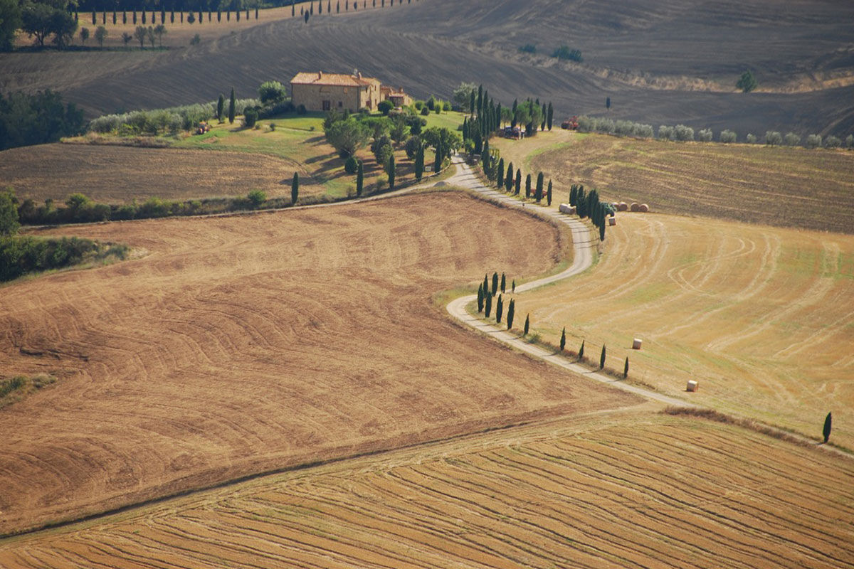 <b>A440</b> - With a unique view of the Val d’Orcia, A440 welcomes guests to an eco-friendly retreat. Immerse yourself in the natural pool, walk the path of Santa Caterina, or enjoy dining al fresco on the terrace.
