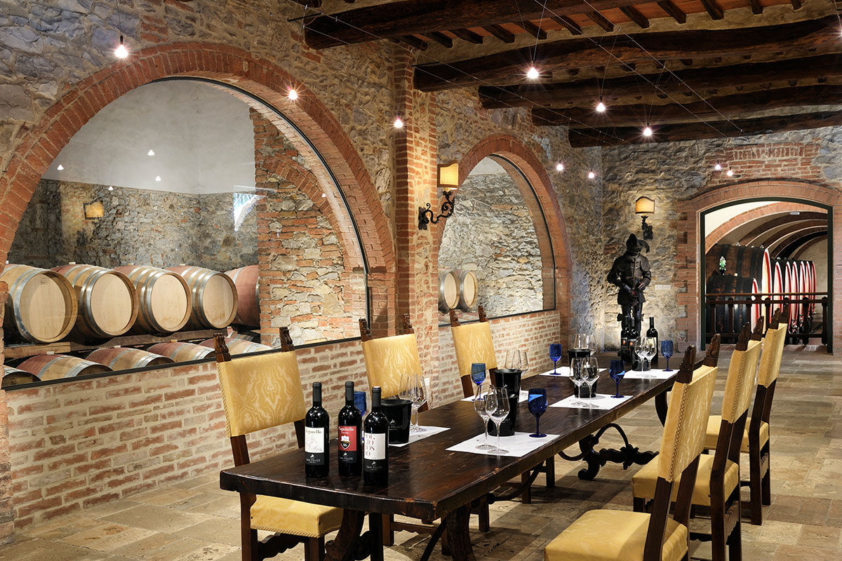 <b>Borgo San Felice</b> - Surrounded by vineyards and olive groves, Borgo San Felice is a restored 8th century building with stone walls, terracotta floors and exposed beams for your visual pleasure. This 5-star wine resort also features a piano bar with a fireplace, two restaurants, tennis courts, pool and sauna. Luxury and authenticity at its finest.