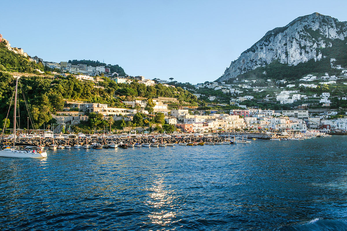 <b>Hotel Mamela, Capri</b> - Nearby to local sights, Hotel Mamela holds its upmarket feel with elegant rooms featuring marble or hand painted tiles and bright, unique furnishings. The pool and sundeck are frequented by guests and add to the glam-luxe feel in the middle of Capri.