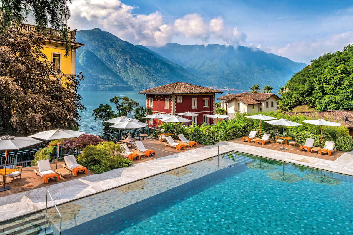 <b>Grand Hotel Tremezzo, Tremezzo</b> - With an old-school glamour feel, the Grand Hotel Tremezzo towers over Lake Como with its rich history and 100-year-old gardens. This lakeside property boasts three pools, five Italian restaurants, poolside bar, Espa three-story spa, and panoramic relaxation lounge.