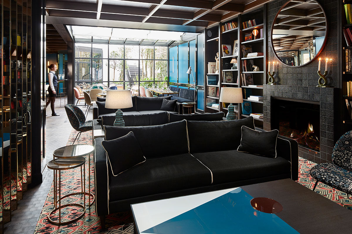<b>Le Roch Hotel and Spa</b> - Characterized by a relaxed style with ultrachic décor this sophisticated hotel makes its mark on Paris’s luxury boutique scene. Moody jewel tone restaurant with velvet seating, outdoor patio café, lounge with a fireplace… Le Roch is doing it right.