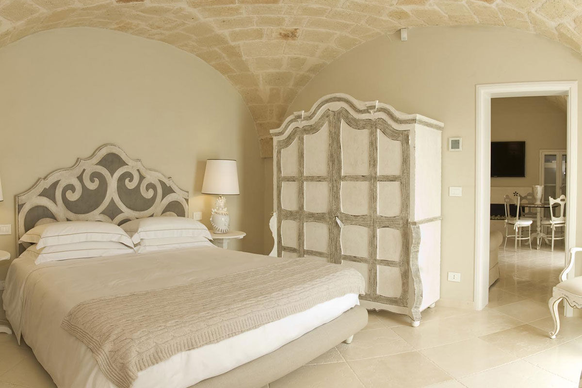 <b>Don Ferrante Dimore di Charme, Monopoli</b> - Once a fortress of the 16th century Castello Carlo V, this sprawling hotel has an airy feel within its whitewashed stone walls. Guests can create a tailormade itinerary to explore nearby cultural hot spots or take a more relaxing approach with a terrace sun lounger near the refreshing pool.