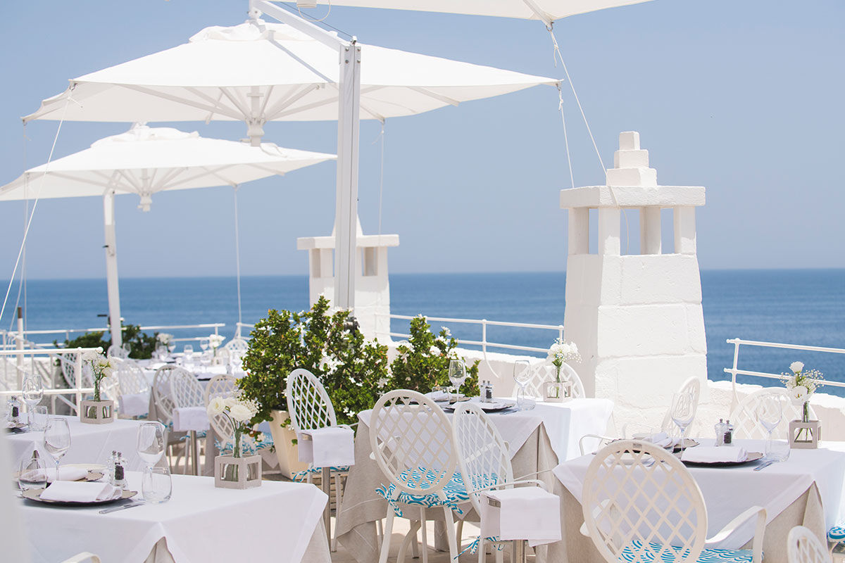 <b>Don Ferrante Dimore di Charme, Monopoli</b> - Once a fortress of the 16th century Castello Carlo V, this sprawling hotel has an airy feel within its whitewashed stone walls. Guests can create a tailormade itinerary to explore nearby cultural hot spots or take a more relaxing approach with a terrace sun lounger near the refreshing pool.