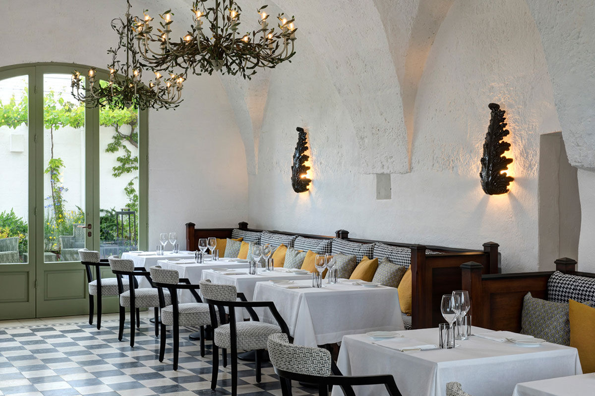 <b>Masseria Torre Maizza, Savelletri</b> - Looking over the surrounding olive groves to the Adriatic Sea, this whitewashed hotel is a renovated 16th century masseria. The restaurant uses local ingredients, the property boasts a private beach club, spa, and golf course, and you’re only a short shuttle away from the quaint fishing town of Savelletri.