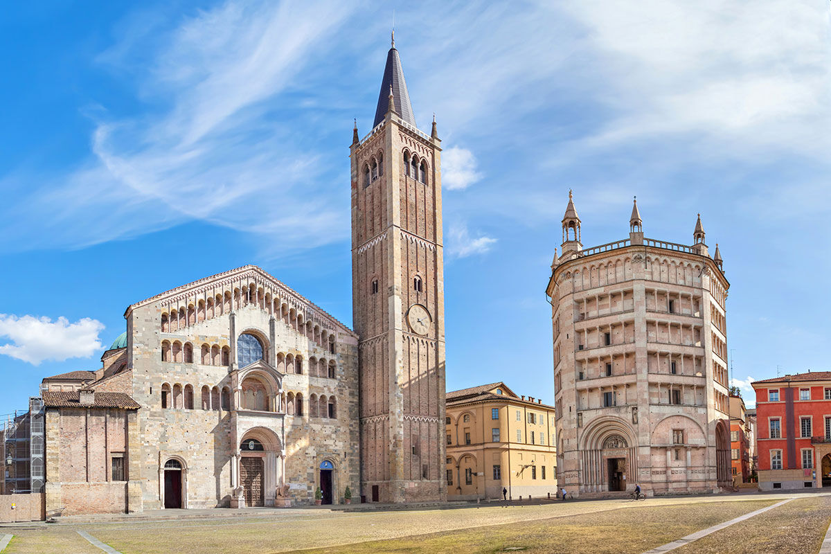 <b>NH Hotel, Parma</b> - Steps from the train station and just a short walk from the historic center of Parma, the NH is a gleaming new complex designed by famous Spanish architect, Oriol Bohigas. The contemporary rooms, fitness area, and stylish restaurant all make for a refined and exclusive experience.