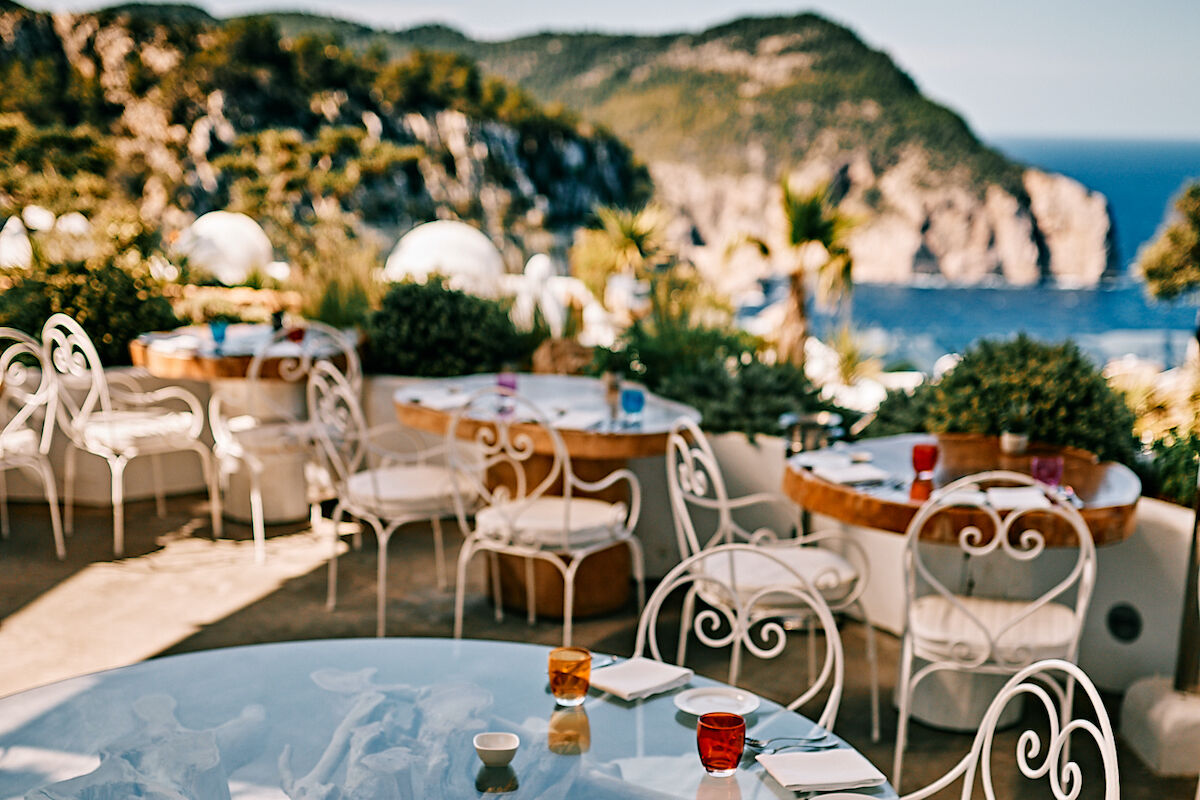 <b>Hacienda Na Xamena, Ibiza</b> - Removed from the clubbing areas of the island, Hacienda Na Xamena is an oasis to rejuvenate your body and overall well-being. The rooms are airy with incredible views, the restaurant and bar have lush plants throughout, and the combination of exposed wood and white-washed walls brings a feeling of freshness to your senses.