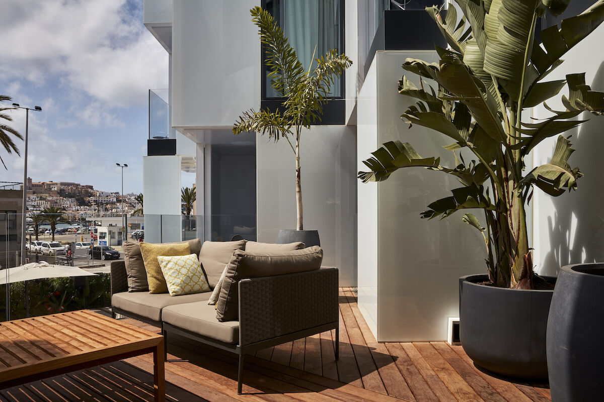 <b>Sir Joan, Ibiza</b> - Located in the canter of Ibiza, Sir Joan is an intimate retreat with sleek design and contemporary touches. There’s a plunge pool, casual eatery and a hip Japanese/Peruvian restaurant to grab a bit before heading out into Ibiza’s nightlife.