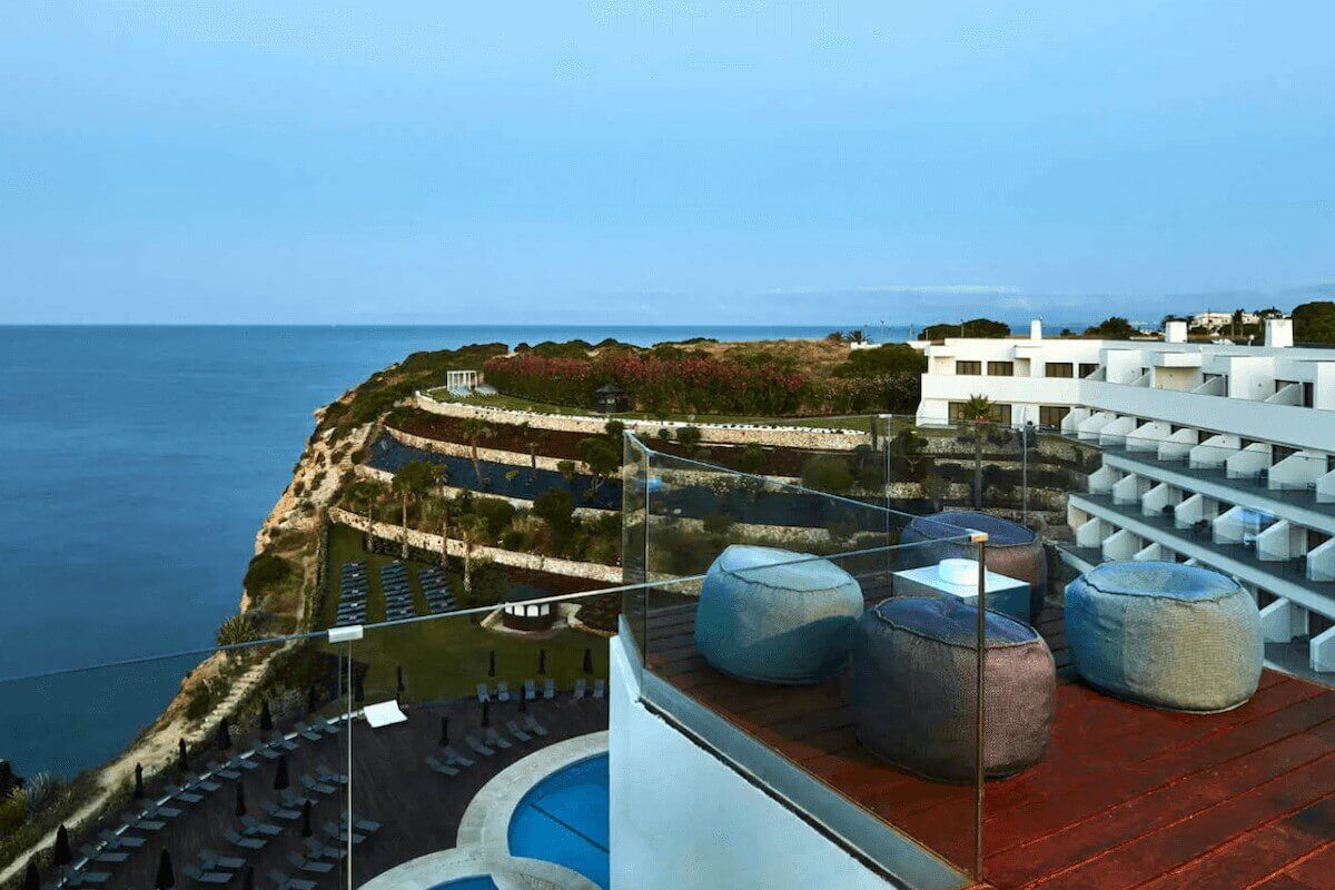 <b>Tivoli Carvoeiro Algarve Resort</b> - A cliffside beach resort overlooking the Praia do Vale Covo, this family-friendly gem is both upscale and inviting. With multiple dining options, an enticing spa, and incredible views over the shimmering ocean, this luxury resort is glam and relaxed.