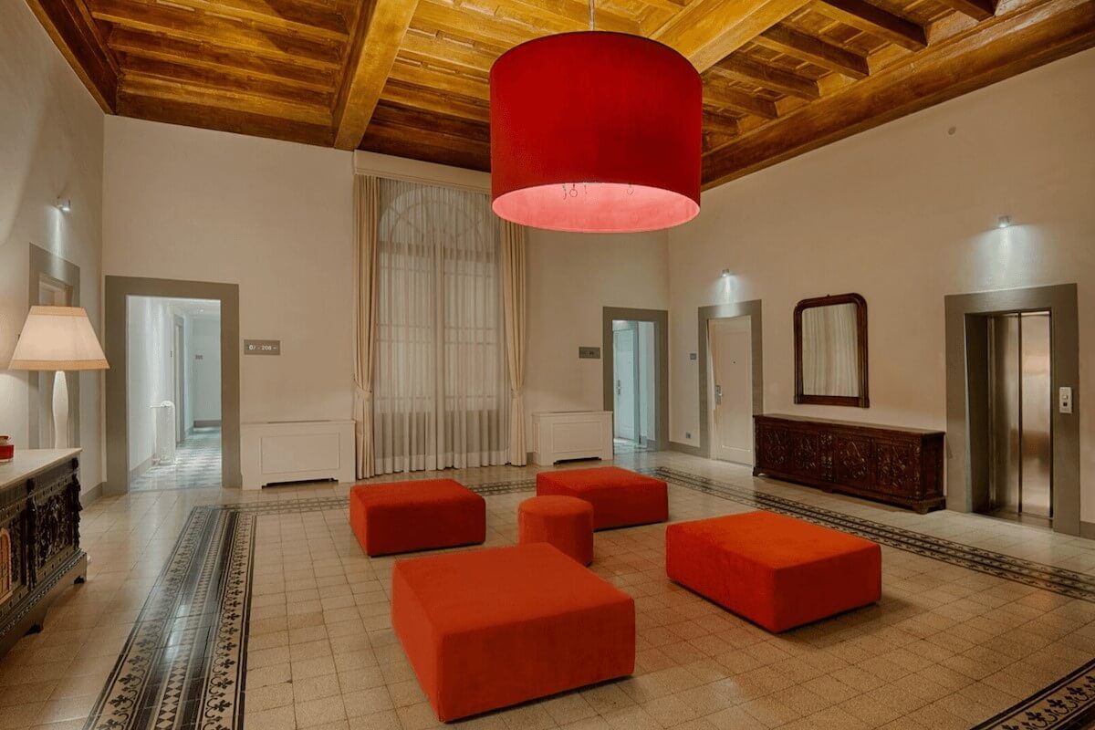 <b>NH Collection Firenze Porta Rossa</b> - Less than a 10-minute walk to multitudes of historic sights, this charming boutique hotel is housed within a 13th century tower. With four-poster beds, marbled floors, and a tasteful mix of traditional and modern furnishings, this artfully decorated hotel is a feast for the eyes.